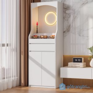 1 tủ thờ nhỏ gọn cho căn hộ