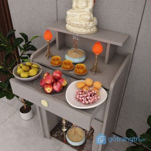 2 bàn thờ thần tài 2 tầng