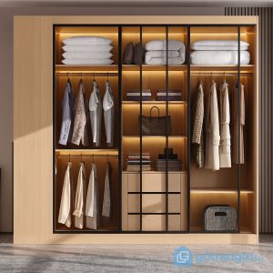 2 tủ quần áo cánh kính