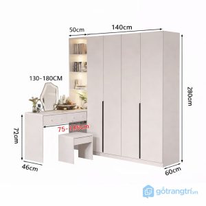2 tủ quần áo đa năng