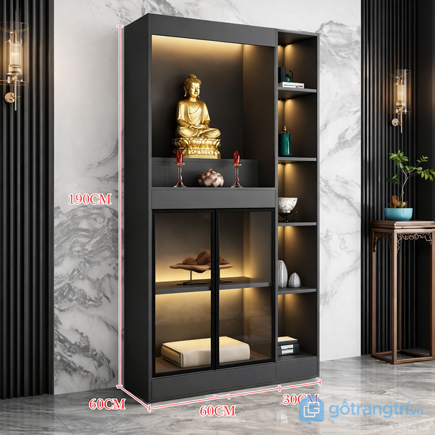 Tủ thờ Phật hiện đại sang trọng GHS-55132