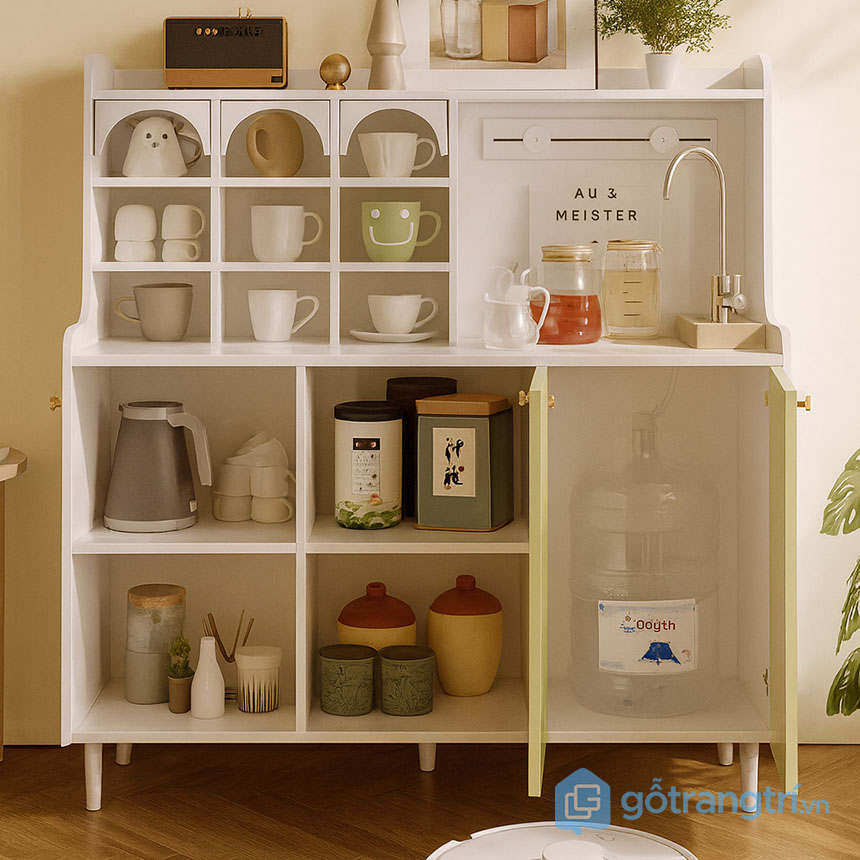 Tủ bếp mini nhỏ gọn, hiện đại cho căn hộ GHS-55118