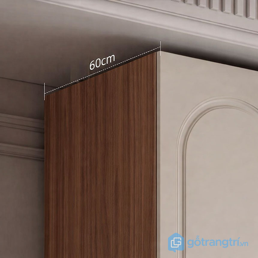Tủ quần áo màu trắng hiện đại sang trọng GHS-55126