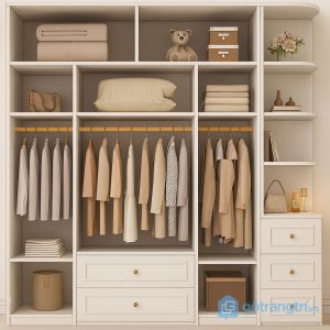 3 tủ quần áo tân cổ điển