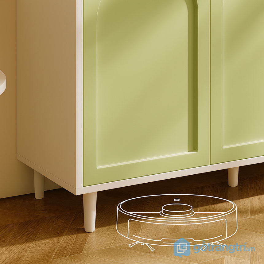 Tủ bếp mini nhỏ gọn, hiện đại cho căn hộ GHS-55118