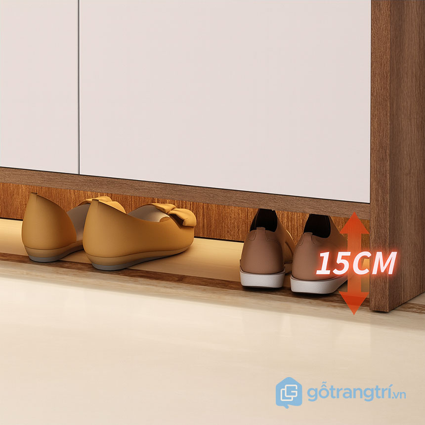 Tủ giày gỗ hiện đại, nhỏ gọn cho gia đình GHS-55125