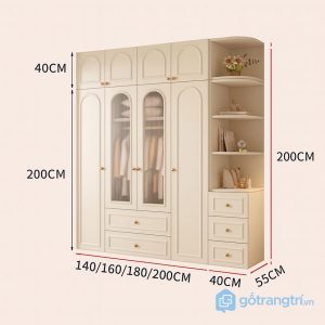 4 tủ quần áo tân cổ điển