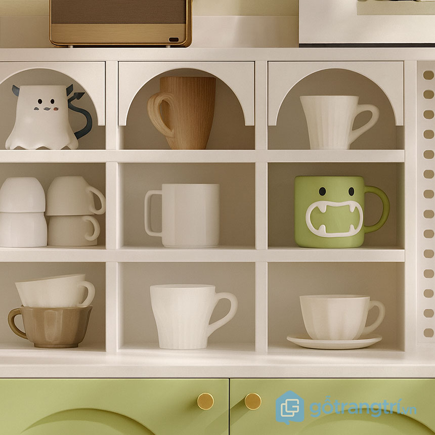 Tủ bếp mini nhỏ gọn, hiện đại cho căn hộ GHS-55118