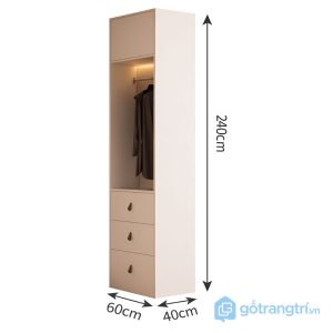 5 tủ quần áo phong cách tối giản hiện đại