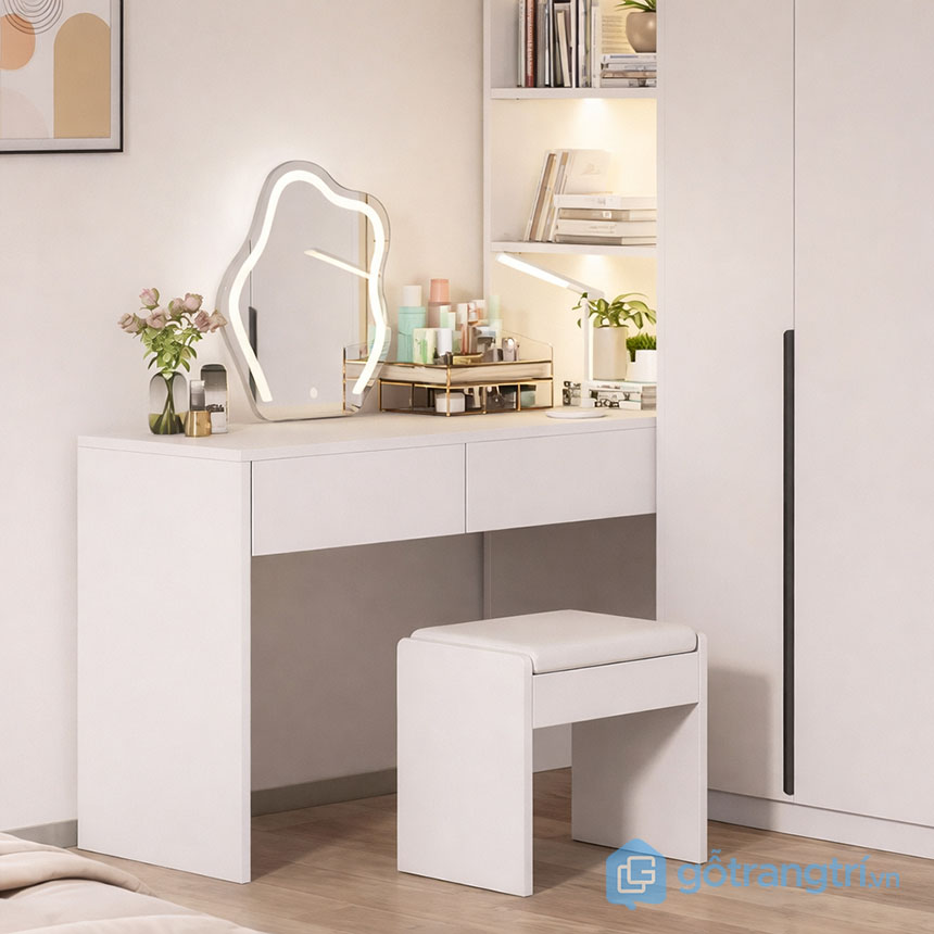 Tủ quần áo đa năng kết hợp bàn trang điểm GHS-55127