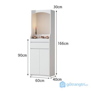 6 tủ thờ nhỏ gọn cho căn hộ