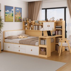 Giường ngủ liền bàn làm việc