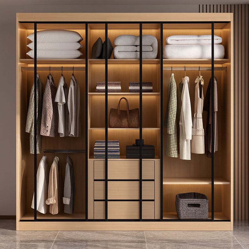 Tủ quần áo cánh kính