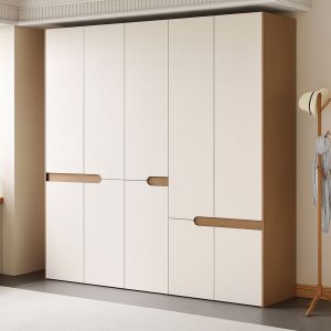 Tủ quần áo gỗ hiện đại tối giản