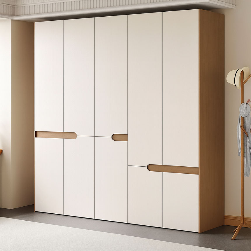 Tủ quần áo gỗ hiện đại tối giản