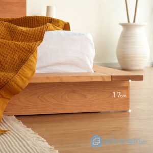 1 giường ngủ gỗ kiểu nhật