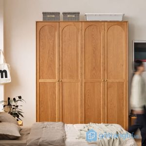 1 tủ quần áo gỗ phong cách tân cổ điển