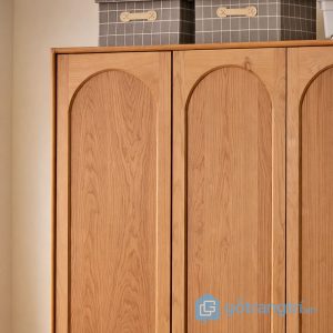 2 tủ quần áo gỗ phong cách tân cổ điển
