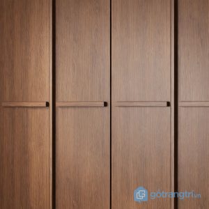 3 tủ quần áo gỗ sồi kịch trần cao cấp