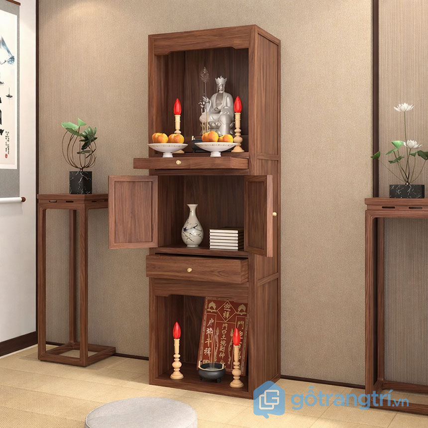Tủ thờ 2 tầng