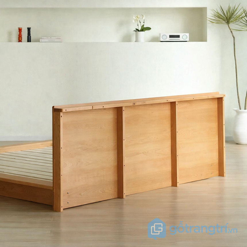 Giường ngủ gỗ kiểu Nhật tối giản hiện đại GHS-9433