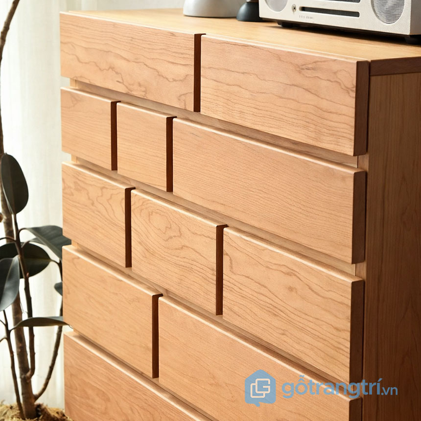 Tủ ngăn kéo gỗ hiện đại, bền đẹp GHS-55142