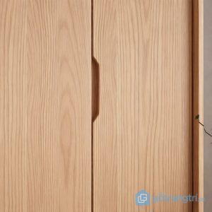 5 tủ quần áo cửa lùa gỗ tự nhiên