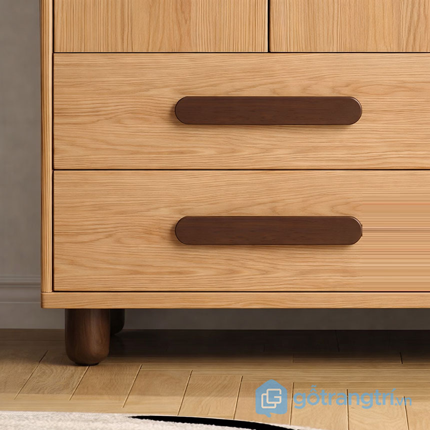 Tủ quần áo cho bé gỗ sồi hiện đại GHS-55139