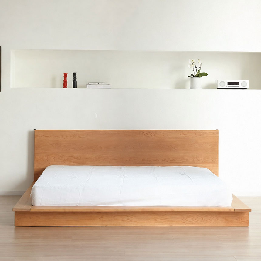 avar giường ngủ gỗ kiểu nhật