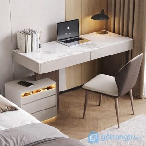 1 bàn làm việc kèm tủ ngăn kéo tiện lợi