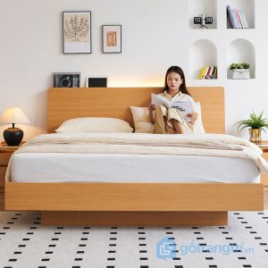 2 giường ngủ kiểu nhật không chân