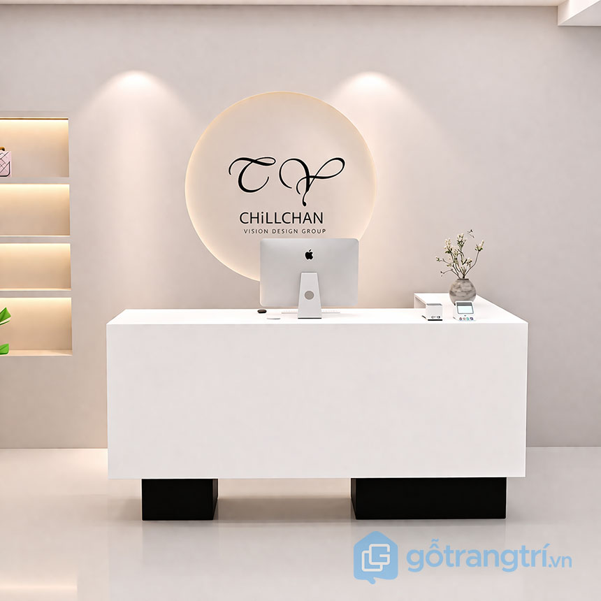 Quầy lễ tân cao cấp sang trọng hiện đại GHS-42114