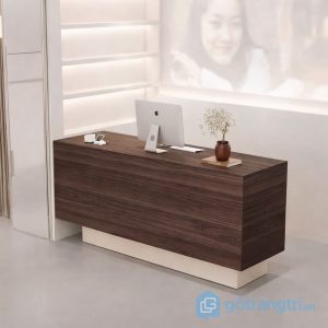 2 quầy lễ tân tối giản