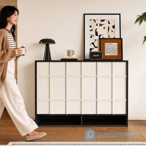 2 tủ giày đặt cửa ra vào đẹp