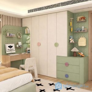 2 tủ quần áo trẻ em dễ thương