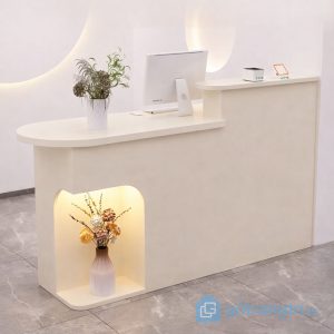 3 quầy lễ tân bo cong