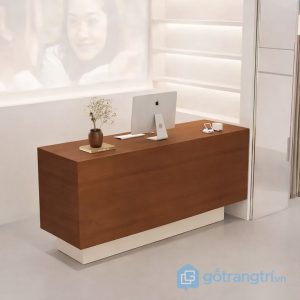 3 quầy lễ tân tối giản