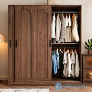 3 tủ quần áo cánh lùa vòm cong