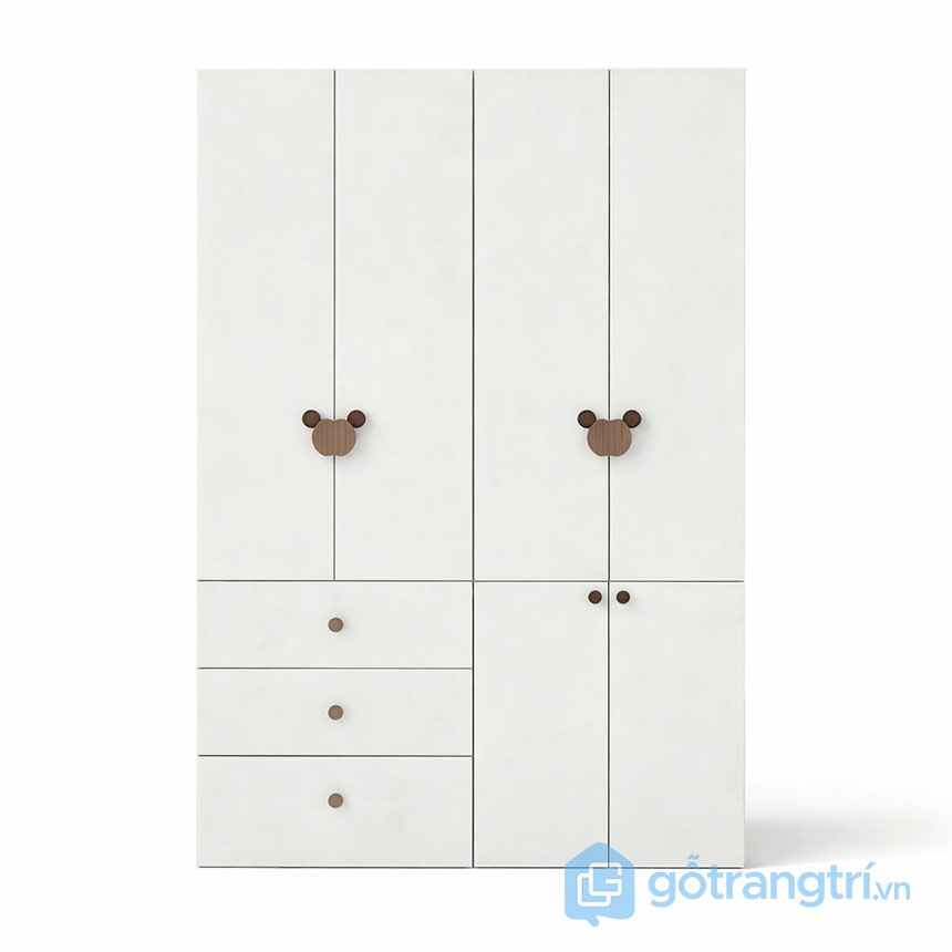 Tủ quần áo có kệ trang trí hiện đại GHS-55155