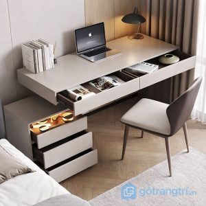 4 bàn làm việc kèm tủ ngăn kéo tiện lợi