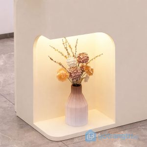 4 quầy lễ tân bo cong