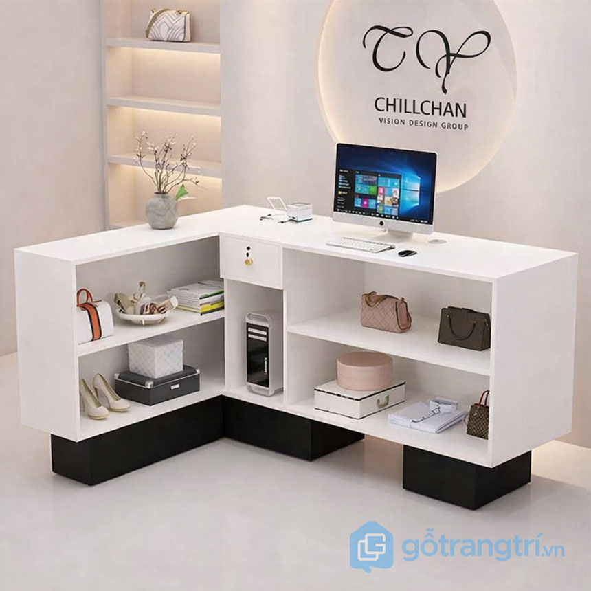 Quầy lễ tân cao cấp sang trọng hiện đại GHS-42114