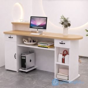 5 quầy lễ tân bo cong