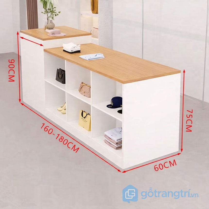Quầy trưng bày shop thời trang đẹp GHS-55152