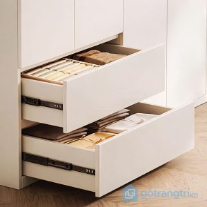 5 tủ quần áo kết hợp bàn làm việc