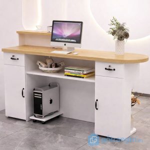 6 quầy lễ tân bo cong