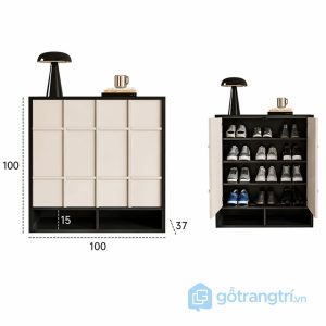 6 tủ giày đặt cửa ra vào đẹp