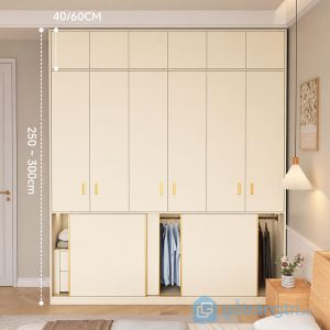 6 tủ quần áo cánh mở hiện đại nhiều ngăn tiện ích