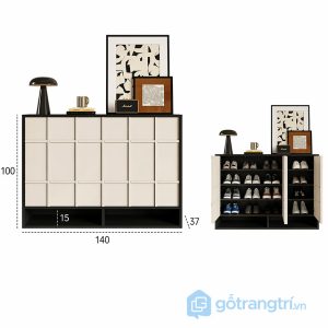 7 tủ giày đặt cửa ra vào đẹp