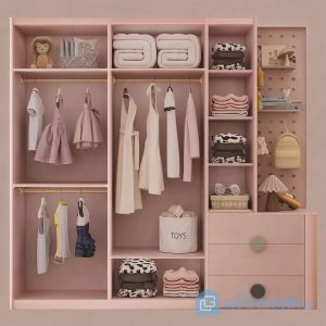 8 tủ quần áo trẻ em dễ thương
